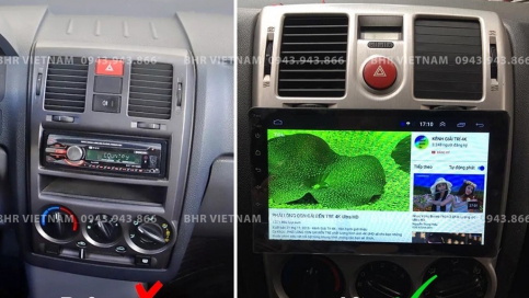Màn hình DVD Android xe Hyundai Getz 2002 - 2011 | Vitech 